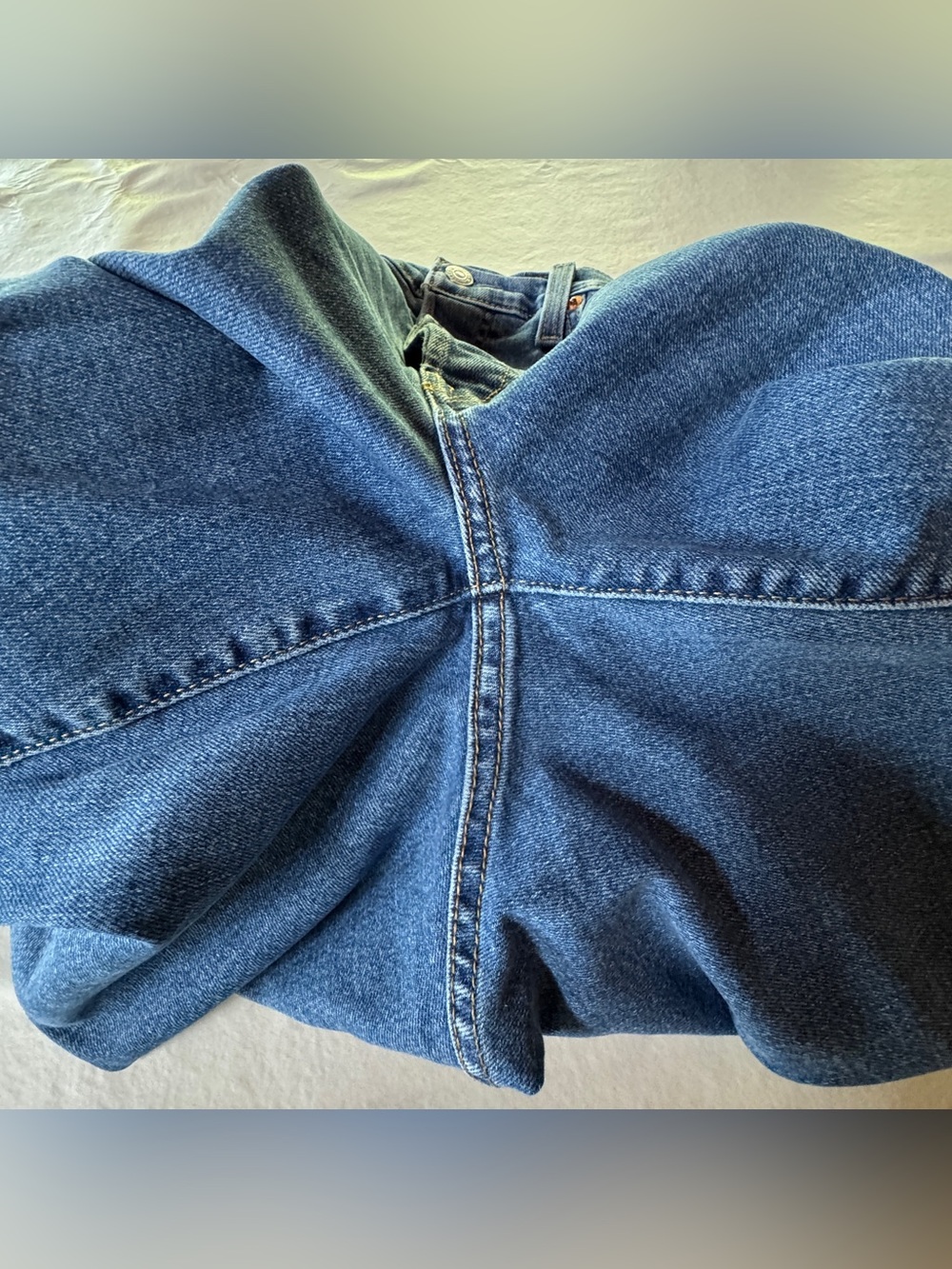LEVI’S Ribcage Straight Ankle Button-Fly Med Wash Jeans W30 L27 - Picture 13 of 17